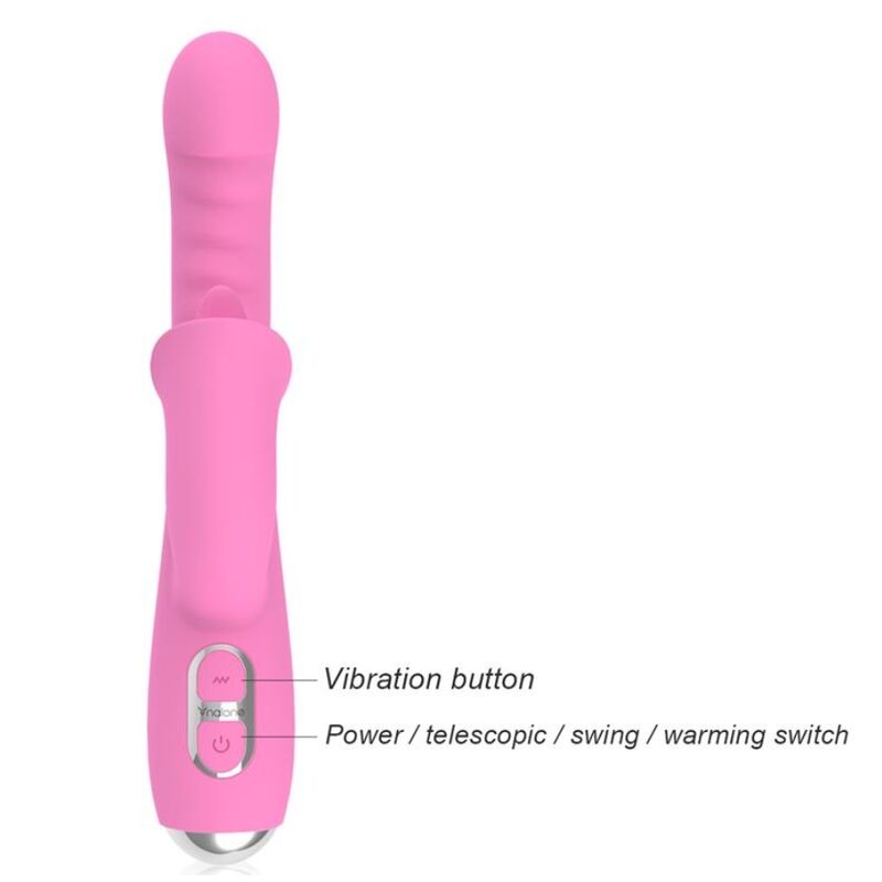 NALONE T-MAY - Premium Dual Stimulator with Push & Oscillating Motion