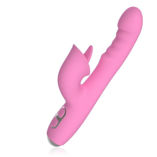 Nalone T-MAY - stimulator premium dual cu funcție push și mișcare oscilantă