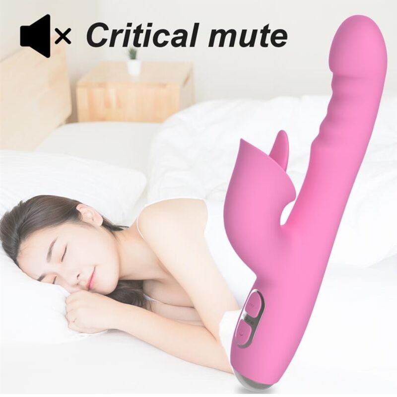 NALONE T-MAY - Premium Dual Stimulator with Push & Oscillating Motion