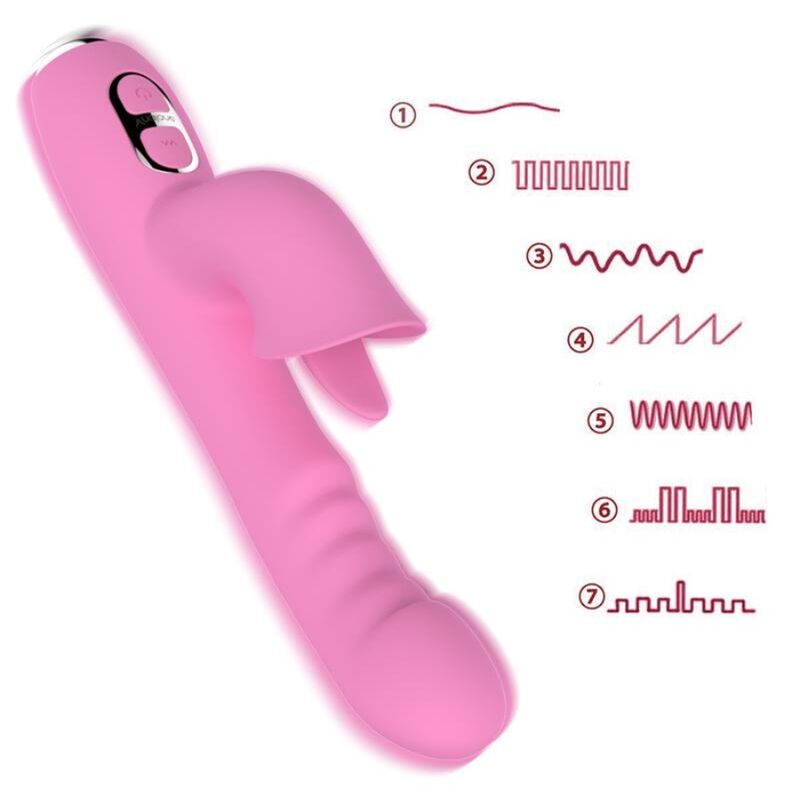 NALONE T-MAY - Premium Dual Stimulator with Push & Oscillating Motion