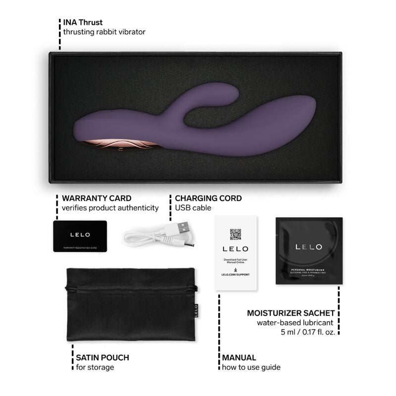 LELO INA THRUST - Premium Dual Stimulator with Dynamic Thrust™ Technology