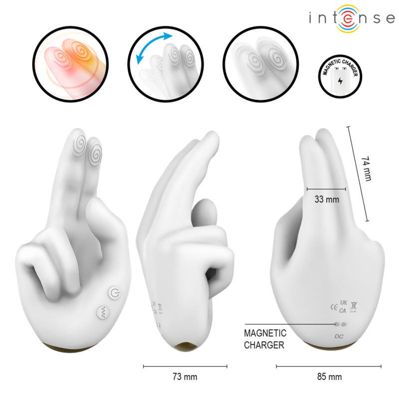 INTENSE JIMMY - Multifunction Personal Massager with Vibration & Warming Function