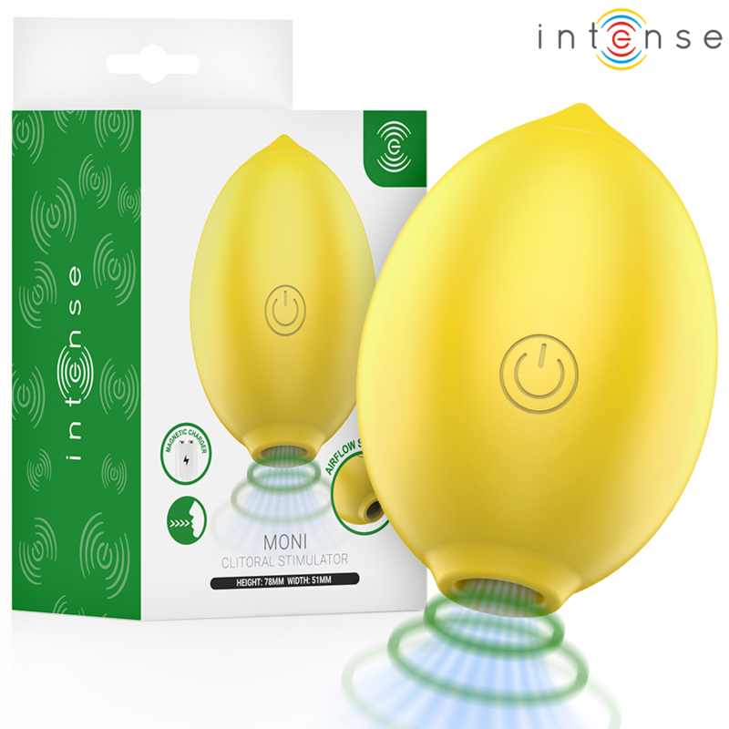 Intense Moni Lemon - stimulator compact cu tehnologie air pulse