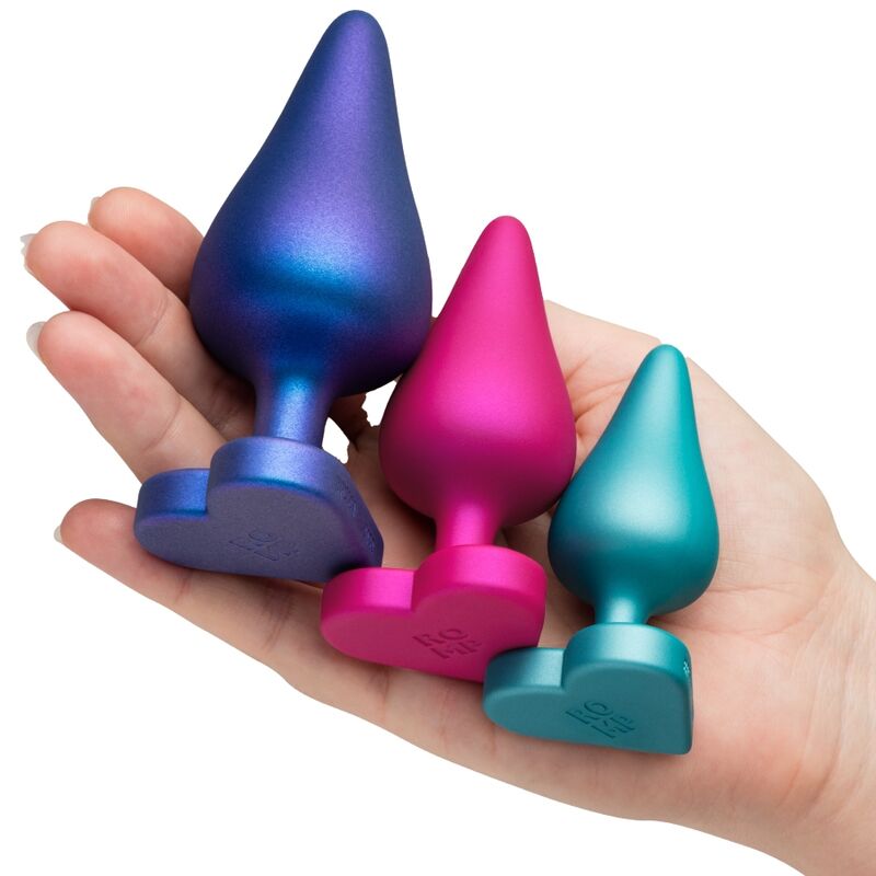 ROMP – luster set premium de pluguri anale din silicon (S/M/L)