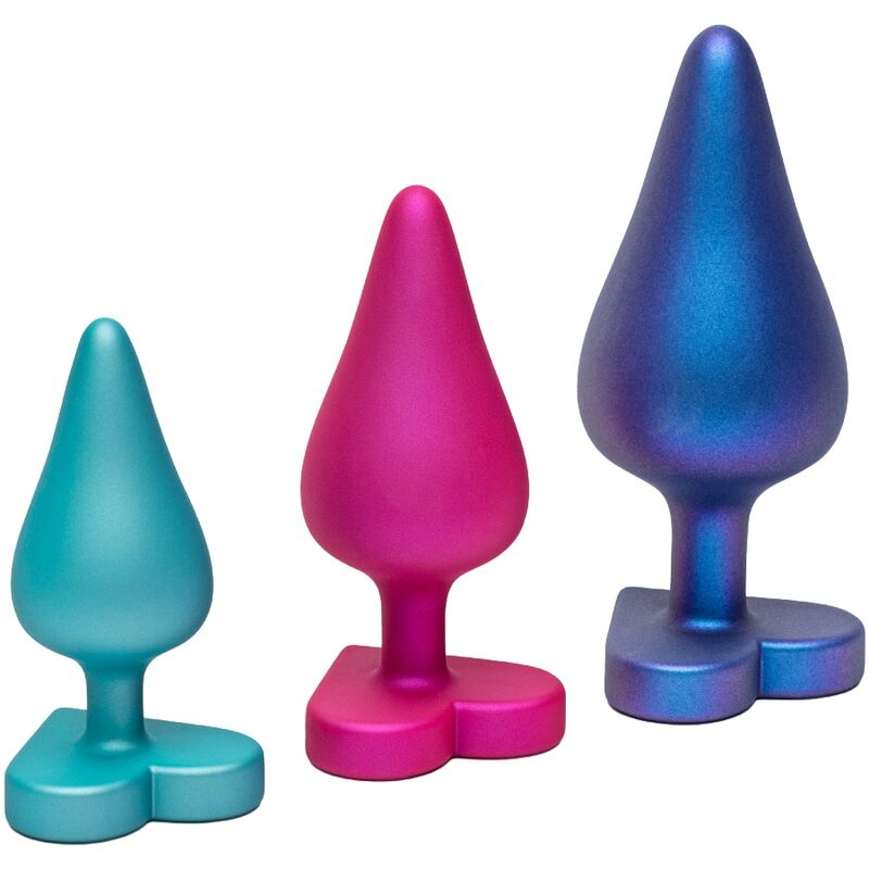 ROMP – luster set premium de pluguri anale din silicon (S/M/L)