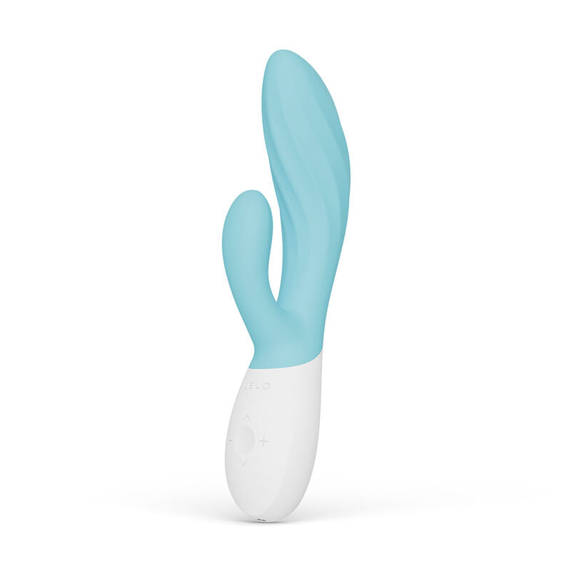 LELO Ina™ Twist – vibrator dublu pentru stimulare delicată a G-spotului și clitorisului, Blue