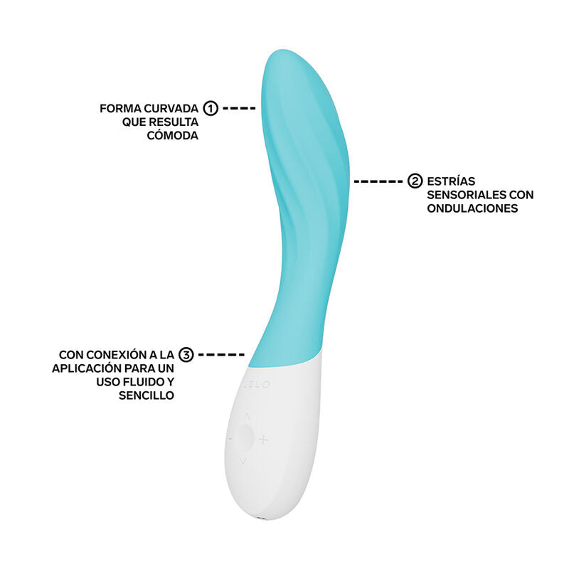 Lelo Mona Twist – stimulator premium pentru punctul G cu control prin aplicație, reîncărcabil