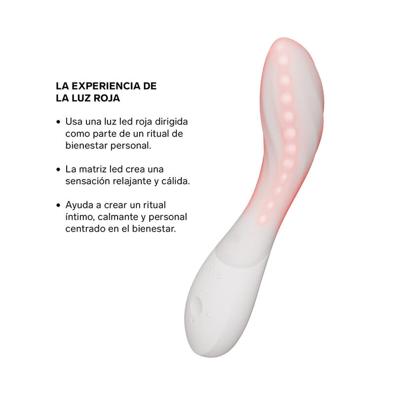 Lelo Mona Spectra – stimulator intim premium cu tehnologie red light, control prin aplicație și reîncărcare USB