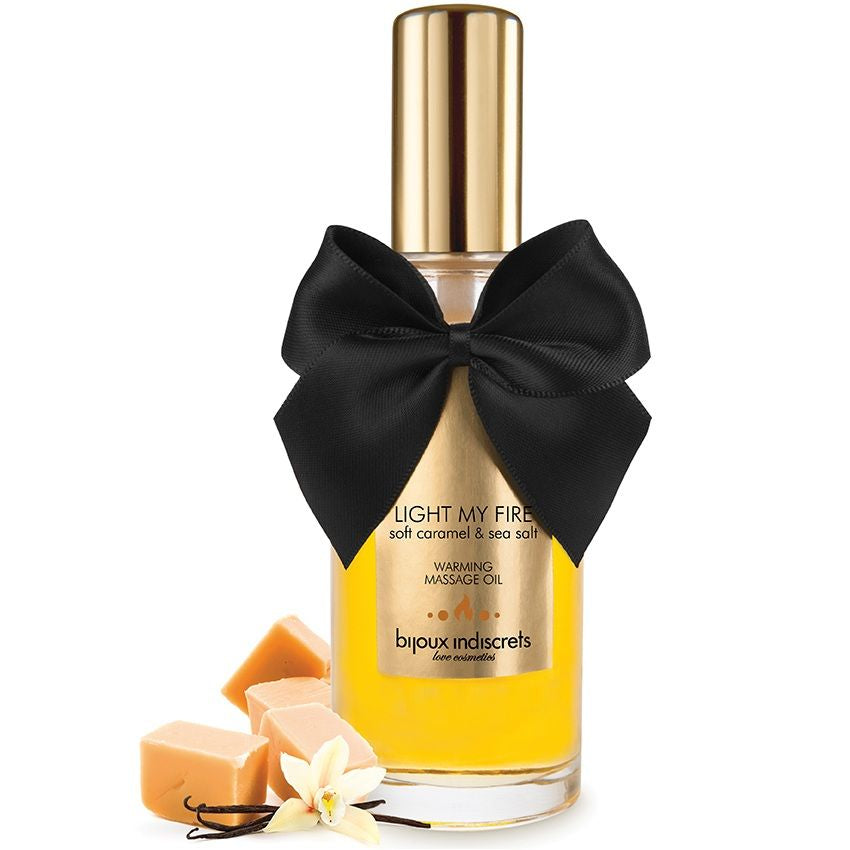 Bijoux - ulei de masaj cu efect termic, aromă de caramel