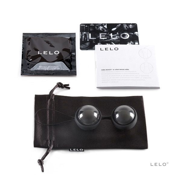 LELO Luna Beads Noir - tonifiere pelviană, exerciții intime, wellness